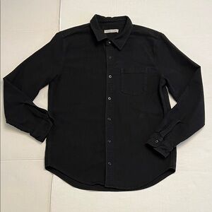 OUTERKNOWN MEN’S ORGANIC COTTON BUTTON DOWN LONG SLEEVE SHIRT LARGE